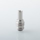 Authentic ThunderHead Creations Tauren Mech Boro Mod Replacement Long Drip Tip - Silver