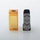 S-ProRo Style Boro Tank for SXK BB / Billet AIO Box Mod Kit - Brown, Kashmirn Pattern, Aluminum + PEI