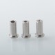 Mission XV Cosmos V2 Booster Style Integrated Drip Tip for BB / Billet / Boro AIO Box Mod - Black, Stainless Steel