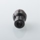 Mission XV Cosmos V2 Booster Style Integrated Drip Tip for BB / Billet / Boro AIO Box Mod - Black, Stainless Steel