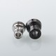 Mission XV Cosmos V2 Booster Style Integrated Drip Tip for BB / Billet / Boro AIO Box Mod - Black, Stainless Steel