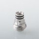 Mission XV Cosmos V2 Booster Style Integrated Drip Tip for BB / Billet / Boro AIO Box Mod - Black, Stainless Steel