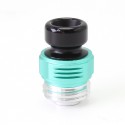 Authentic ETU Flash Nut Drip Tip for BB / Billet / Boro AIO Box Mod - Green, Aluminum Alloy + POM