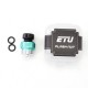 Authentic ETU Flash Nut Drip Tip for BB / Billet / Boro AIO Box Mod - Green, Aluminum Alloy + POM