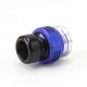 Authentic ETU Flash Nut Drip Tip for BB / Billet / Boro AIO Box Mod - Blue, Aluminum Alloy + POM