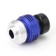 Authentic ETU Flash Nut Drip Tip for BB / Billet / Boro AIO Box Mod - Blue, Aluminum Alloy + POM