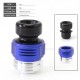 Authentic ETU Flash Nut Drip Tip for BB / Billet / Boro AIO Box Mod - Blue, Aluminum Alloy + POM