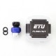 Authentic ETU Flash Nut Drip Tip for BB / Billet / Boro AIO Box Mod - Blue, Aluminum Alloy + POM