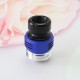 Authentic ETU Flash Nut Drip Tip for BB / Billet / Boro AIO Box Mod - Blue, Aluminum Alloy + POM