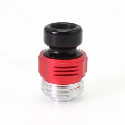 Authentic ETU Flash Nut Drip Tip for BB / Billet / Boro AIO Box Mod - Red, Aluminum Alloy + POM