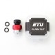 Authentic ETU Flash Nut Drip Tip for BB / Billet / Boro AIO Box Mod - Red, Aluminum Alloy + POM