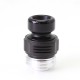 Authentic ETU Flash Nut Drip Tip for BB / Billet / Boro AIO Box Mod - Black, Aluminum Alloy + POM