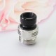 Authentic ETU Flash Nut Drip Tip for BB / Billet / Boro AIO Box Mod - Silver, 316 Stainless Steel + POM