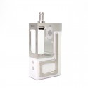 SXK Hussar Locus Style Boro Mod - White, 1~70W, 1 x 18650, Compatible with BB / Billet Boro Tank, SEVO 70W Chipset