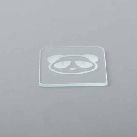 Replacement Tank Cover Plate for Boro / BB / Billet Tank - Whtie Panda B, Glass (1 PC)