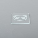 Replacement Tank Cover Plate for Boro / BB / Billet Tank - Whtie Panda B, Glass (1 PC)