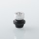 909 Modify Style 510 Drip Tip for RDA / RTA / RDTA Atomizer - Silver, Aluminum + POM