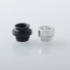 909 Modify Style 510 Drip Tip for RDA / RTA / RDTA Atomizer - Silver, Aluminum + POM