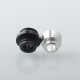 909 Modify Style 510 Drip Tip for RDA / RTA / RDTA Atomizer - Silver, Aluminum + POM