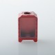 Monarchy Style Boro Tank for SXK BB / Billet AIO Box Mod Kit - Red, Aluminum