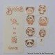 Wick'd Style Stickers Set for SXK BB / Billet Box Mod Kit - Rose Gold