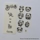 Wick'd Style Stickers Set for SXK BB / Billet Box Mod Kit - Black