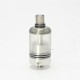 SXK Sputnik Style MTL RTA Atomizer - Silver, 316SS + PCTG, 3.8ml, 6 x 0.6mm / 6 x 0.8mm / 4 x 0.8mm Air Disk, 22mm