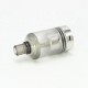 SXK Sputnik Style MTL RTA Atomizer - Silver, 316SS + PCTG, 3.8ml, 6 x 0.6mm / 6 x 0.8mm / 4 x 0.8mm Air Disk, 22mm