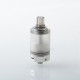 SXK Sputnik Style MTL RTA Atomizer - Silver, 316SS + PCTG, 3.8ml, 6 x 0.6mm / 6 x 0.8mm / 4 x 0.8mm Air Disk, 22mm