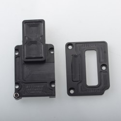 Mission XV Contour ROKR Style Inner Plate Set for SXK BB / Billet Box Mod Kit - Black, POM