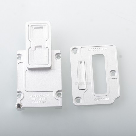 Mission XV Contour ROKR Style Inner Plate Set for SXK BB / Billet Box Mod Kit - Silver, Aluminum