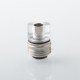 Monarchy Cyber Whistle Style Drip Tip Set for BB / Billet / Boro AIO Box Mod - Silver, Stainless Steel + PEEK + PEI + PC + POM