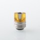 Monarchy Cyber Whistle Style Drip Tip Set for BB / Billet / Boro AIO Box Mod - Silver, Stainless Steel + PEEK + PEI + PC + POM