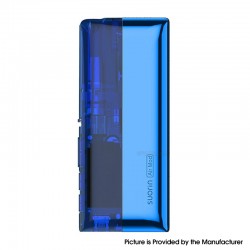 [Ships from Bonded Warehouse] Authentic Suorin Air Pod System Mod Kit - Clear Blue, 1500mAh, 5~40W, 3ml, 0.6 / 0.8ohm