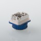 Dotshell Style Rebuildable Tank RBA w/ 3 MTL Pin for dotAIO Portable AIO Pod System Kit - Blue, 1.0mm + 1.2mm + 1.5mm