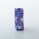 Mission XV Style Space Pod Boro Tank for SXK BB / Billet AIO Box Mod Kit - Purple Blue, Aluminum