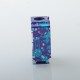 Mission XV Style Space Pod Boro Tank for SXK BB / Billet AIO Box Mod Kit - Purple Blue, Aluminum