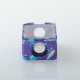 Mission XV Style Space Pod Boro Tank for SXK BB / Billet AIO Box Mod Kit - Purple Blue, Aluminum