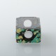 Mission XV Style Space Pod Boro Tank for SXK BB / Billet AIO Box Mod Kit - Black Yellow Green, Aluminum