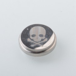 Replacement Fire Button for SXK BB / Billet Box Mod - Silver, Titanium Alloy (1 PC)
