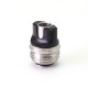SXK Monarchy Cyber Whistle Style Drip Tip Set for BB / Billet / Boro AIO Box Mod - Silver, 316SS + POM + PET +Acrylic + Ultem