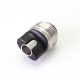 SXK Monarchy Cyber Whistle Style Drip Tip Set for BB / Billet / Boro AIO Box Mod - Silver, 316SS + POM + PET +Acrylic + Ultem