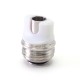 SXK Monarchy Cyber Whistle Style Drip Tip Set for BB / Billet / Boro AIO Box Mod - Silver, 316SS + POM + PET +Acrylic + Ultem