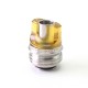 SXK Monarchy Cyber Whistle Style Drip Tip Set for BB / Billet / Boro AIO Box Mod - Silver, 316SS + POM + PET +Acrylic + Ultem