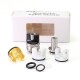 SXK Monarchy Cyber Whistle Style Drip Tip Set for BB / Billet / Boro AIO Box Mod - Silver, 316SS + POM + PET +Acrylic + Ultem