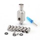 SXK NTSU Style RBA Bridge for Billet / BB / Boro Tank - Silver, Air Pins 1.0 / 1.2 / 1.5 / 2.0 / 2.5 / 3.0 / 3.5 / 4.0mm