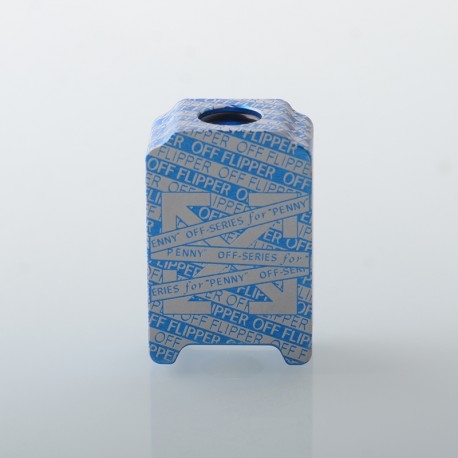 Penny Style Boro Tank for SXK BB / Billet AIO Box Mod Kit - Blue, Aluminum