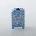 Penny Style Boro Tank for SXK BB / Billet AIO Box Mod Kit - Blue, Aluminum