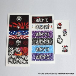 Wick'D x Mission Style Bottom Stickers Pack for Cthulhu Aio