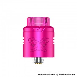 [Ships from Bonded Warehouse] Authentic Hellvape Dead Rabbit Solo RDA Rebuildable Dripping Atomizer - Pinkness, 22mm, BF Pin
